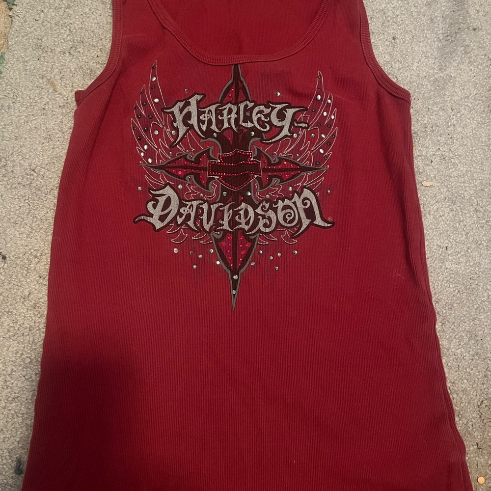 Harley-Davidson Burgundy Tank Top